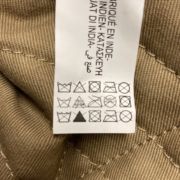 NWT. Zara Tan Quilted Shopper Tote Bag. - Picture 12 of 12